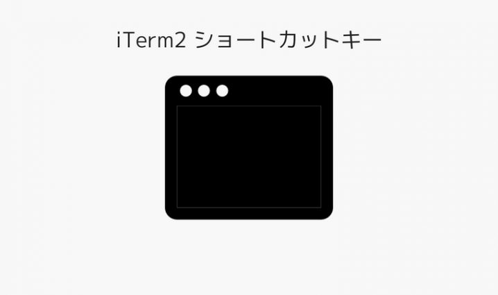 ターミナルアプリiTerm2 ショートカットキー一覧