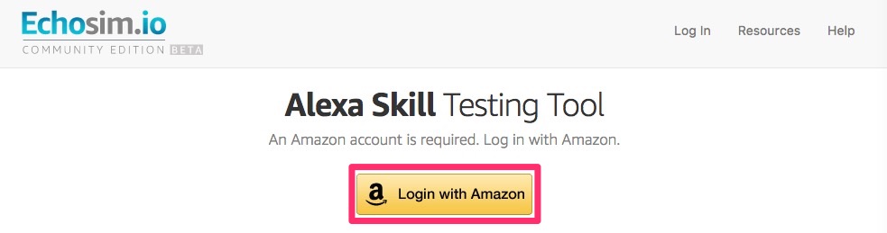 Log in with Amazon.