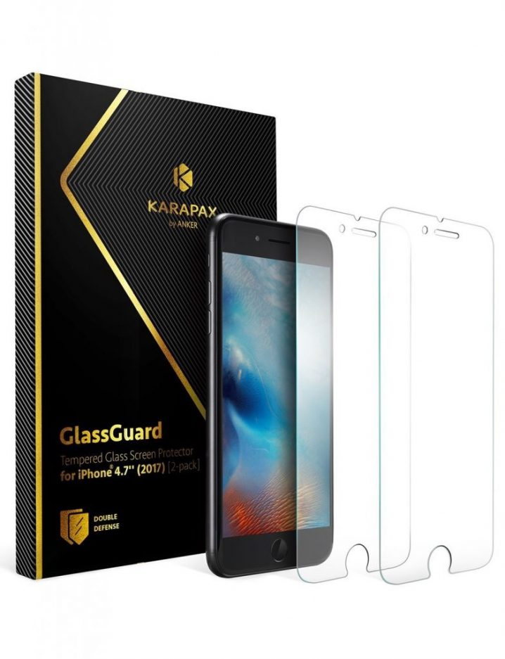 Anker KARAPAX GlassGuard iPhone 8/8 Plus 強化ガラス液晶保護フィルム