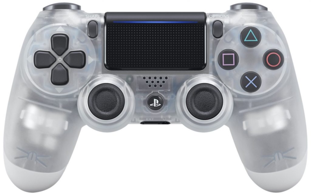 PS4用_ワイヤレスコントローラー__DUALSHOCK_4__クリスタル