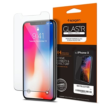 【Spigen】_iPhone_X_ガラスフィルム