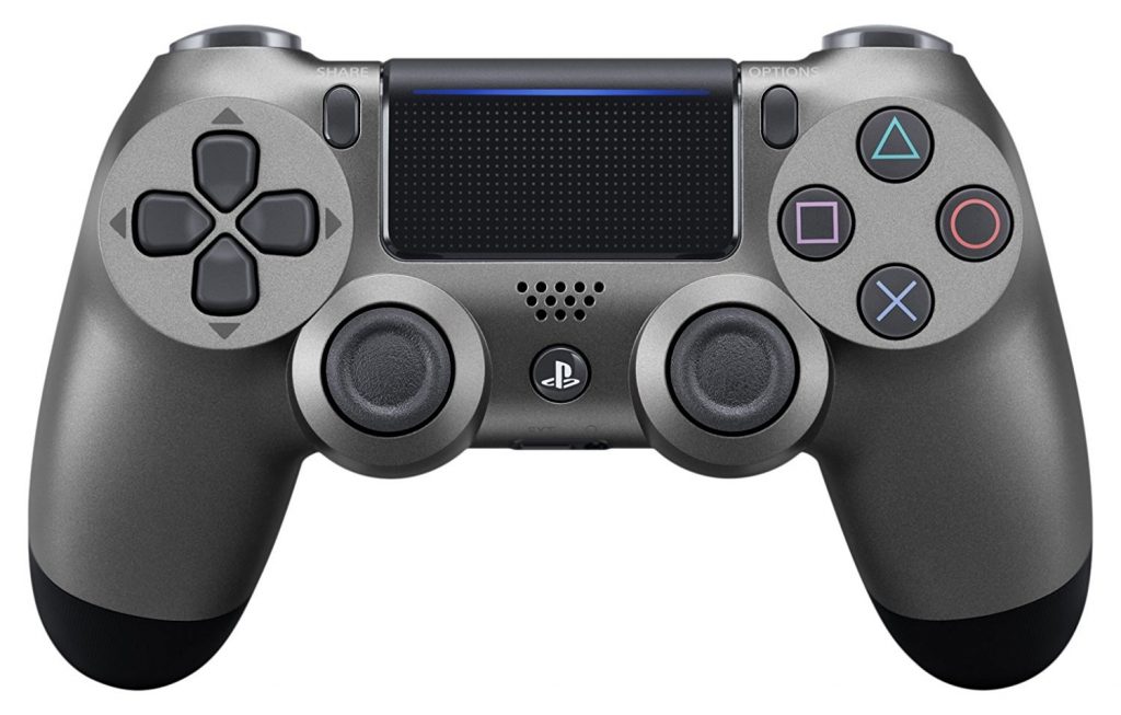 ワイヤレスコントローラー__DUALSHOCK_4__スチール・ブラック