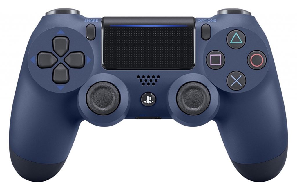 ワイヤレスコントローラー__DUALSHOCK_4__ミッドナイト・ブルー