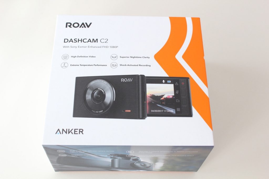 「Anker Roav DashCam C2」箱